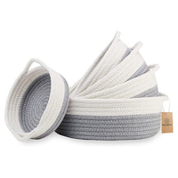 Grey Round Woven Basket - XL