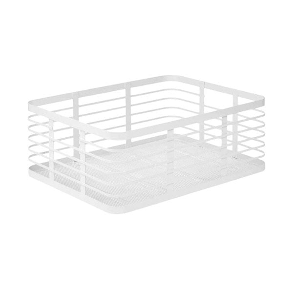 Wire Storage Basket - White