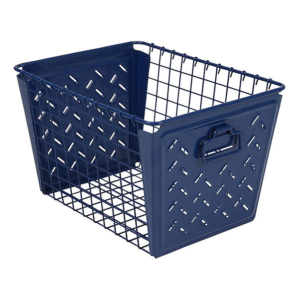 Steel & Wire Cubby - Navy