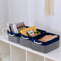 Nautical Fabric Storage Bin