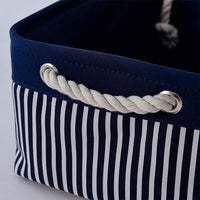 Nautical Fabric Storage Bin