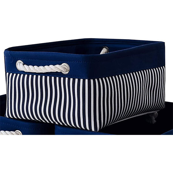 Nautical Fabric Storage Bin